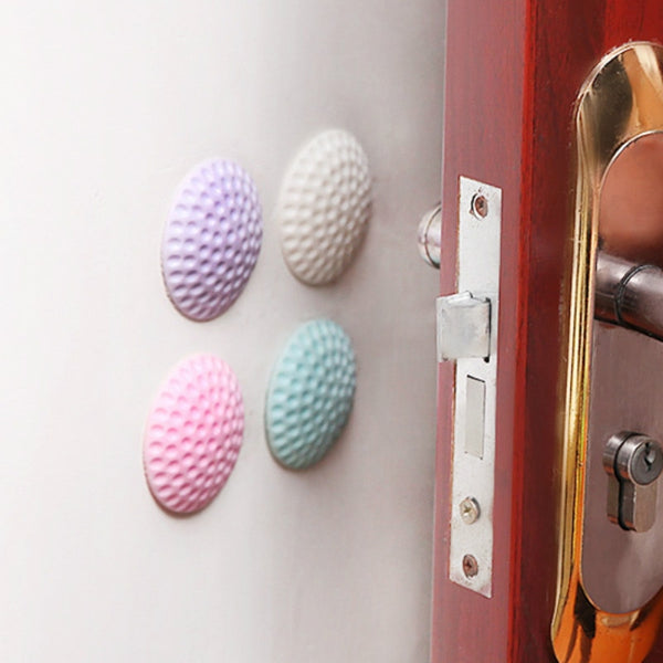 3Pcs/Lot Protection Baby Safety Shock Absorbers Security Card Rubber Door Stoppers Wall Protectors Door Handle Bumpers